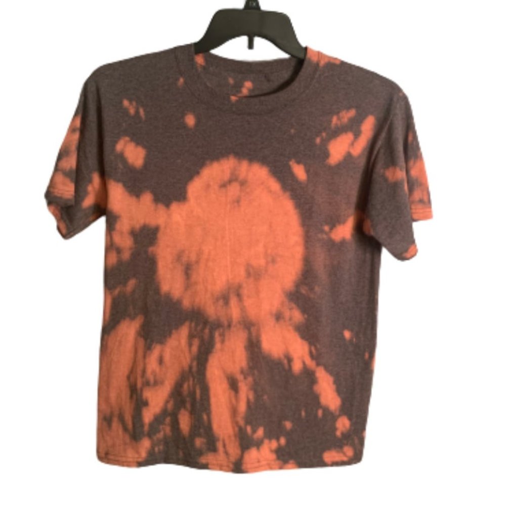 Men's Custom Reverse Dyed Bleached T Shirt